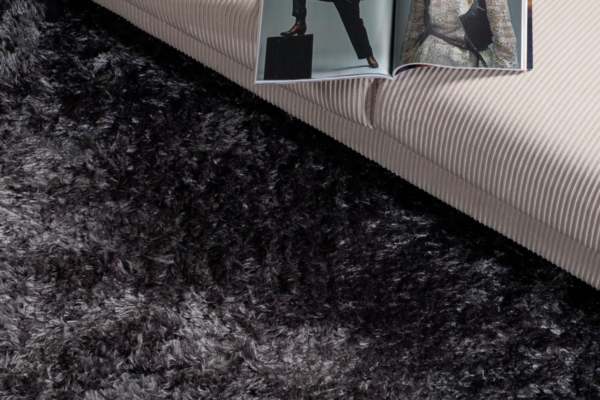 Venture Design Natta Rektangulära Mattor 290 × 200 Mörkgrå