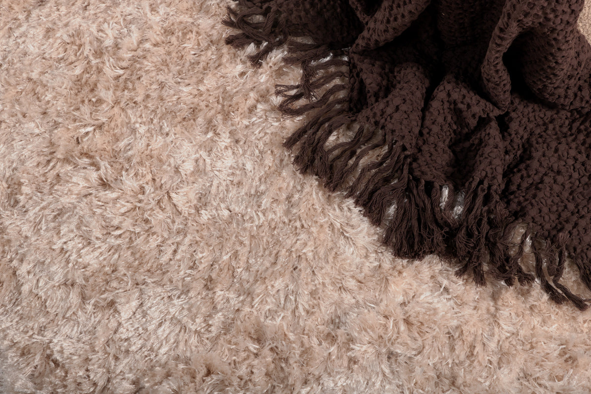Venture Design Natta Runda Mattor ⌀200 Beige
