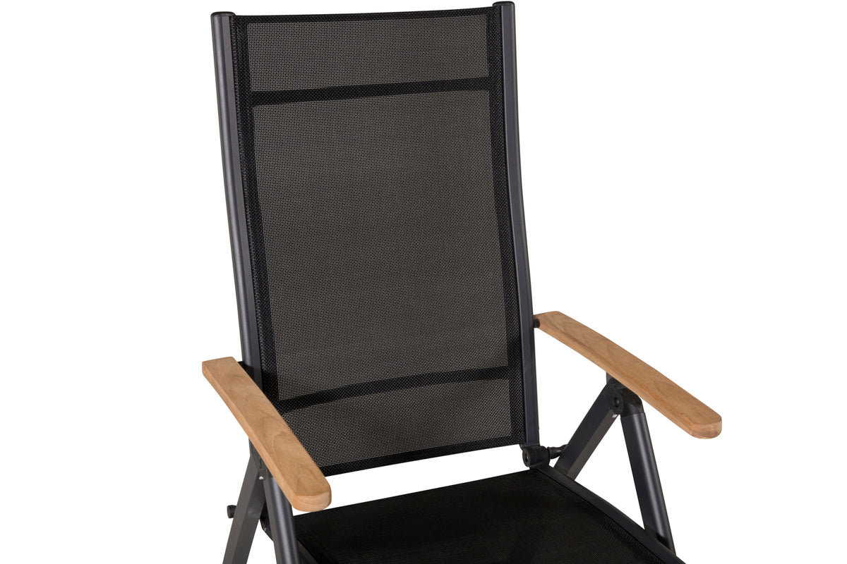 Venture Design Panama Positionsstolar 2-pack Svart