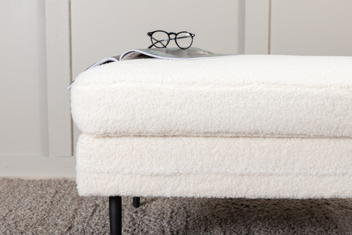 Venture Design Boom Ottoman 70 x 49 x 90 Vit