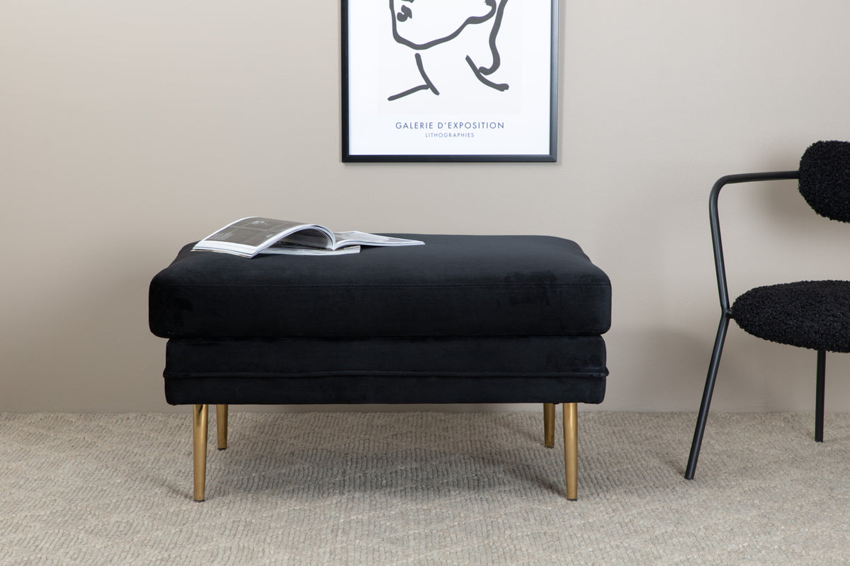 Venture Design Boom Ottoman 70 x 49 x 90 Svart