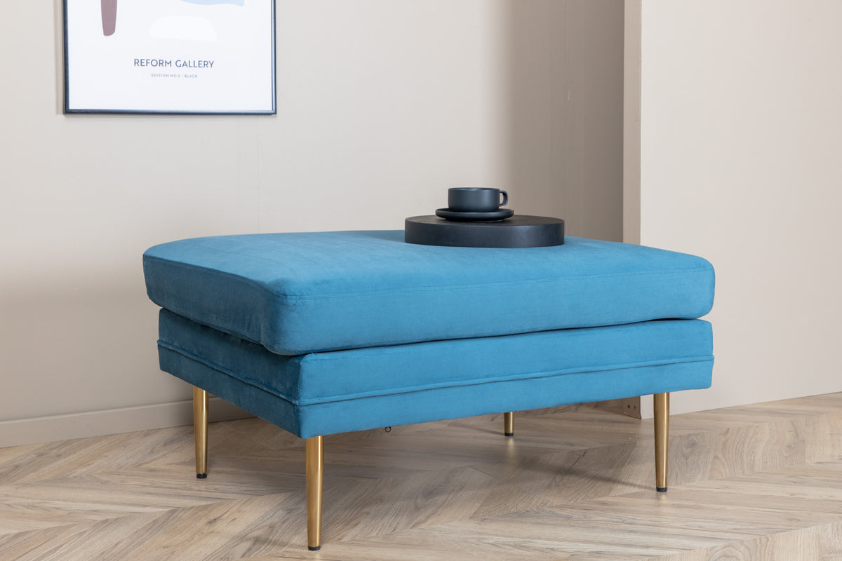 Venture Design Boom Ottoman 70 x 49 x 90 Blå