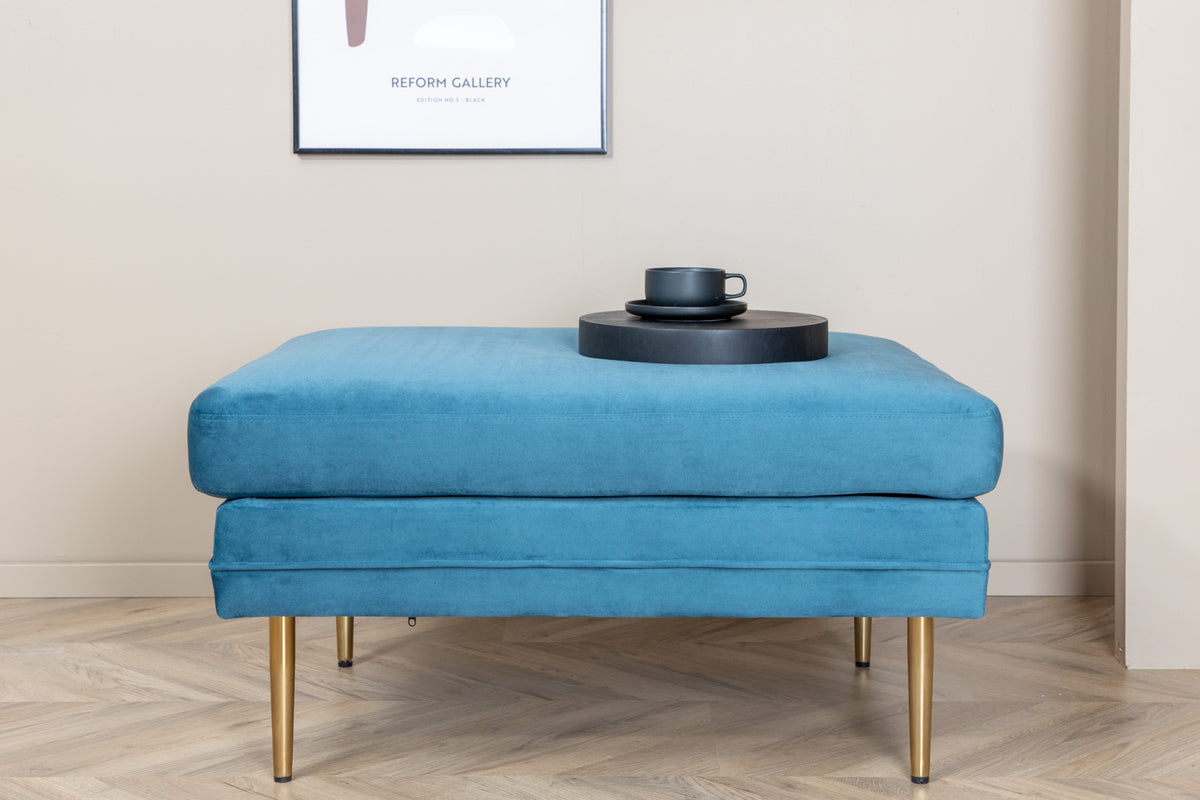 Venture Design Boom Ottoman 70 x 49 x 90 Blå