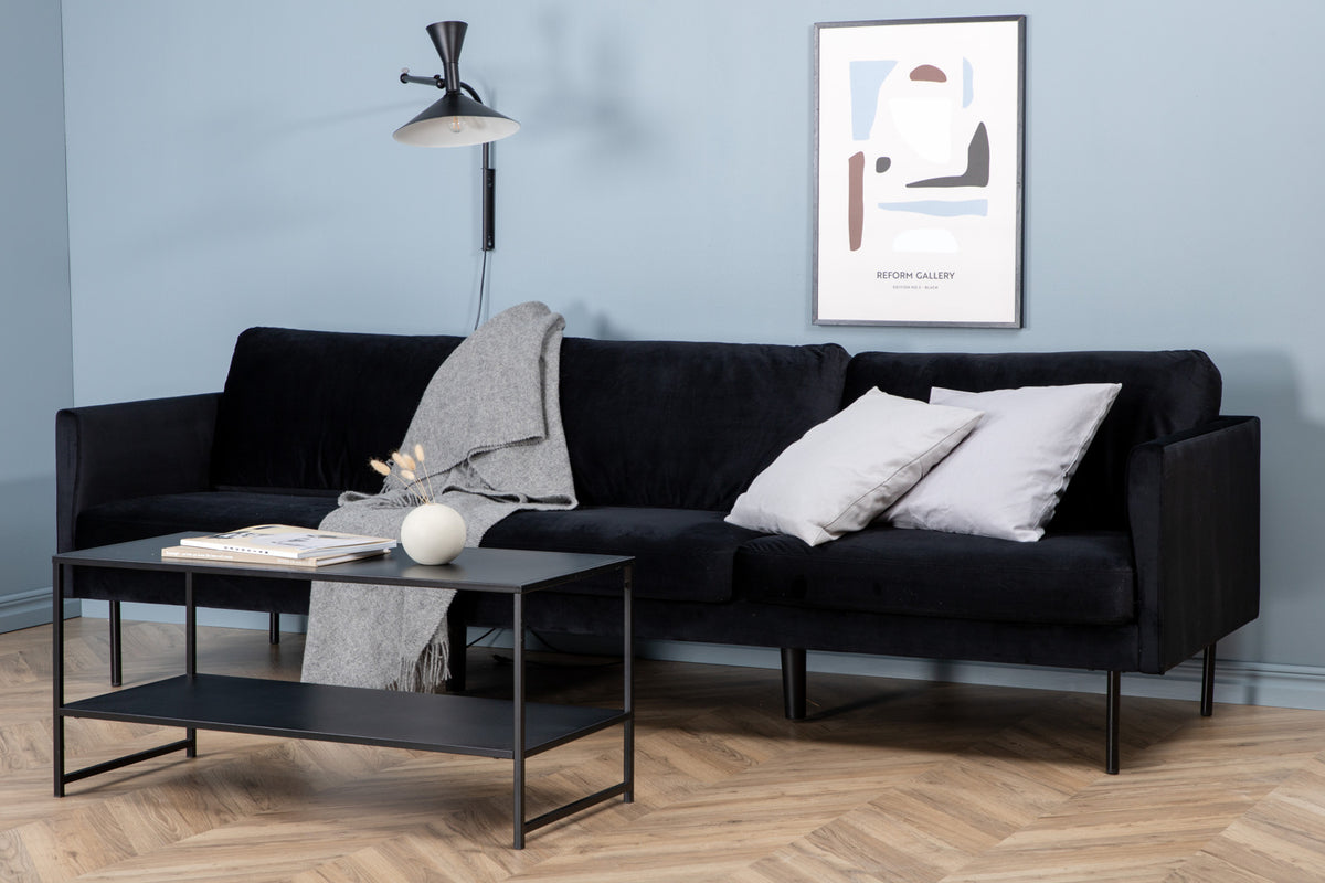 Venture Design Zoom 3-sits soffor Svart