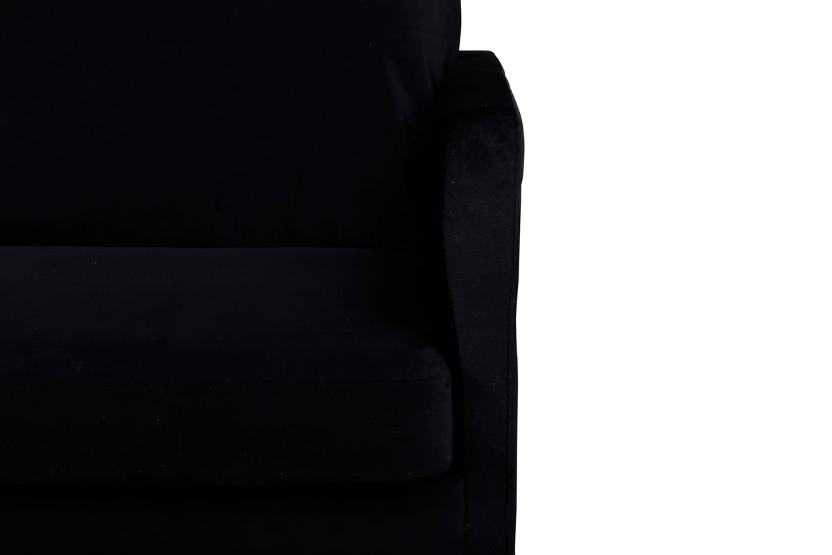Venture Design Zoom 3-sits soffor Svart
