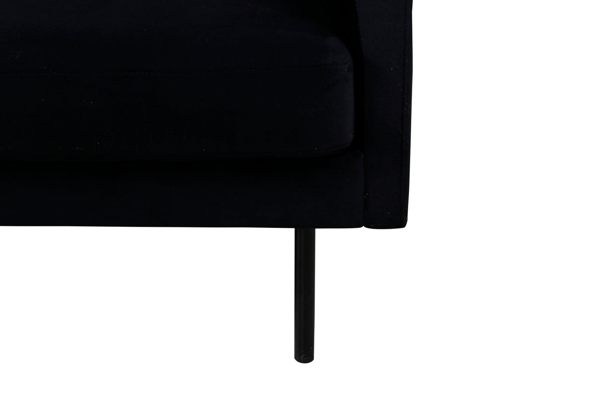 Venture Design Zoom 3-sits soffor Svart