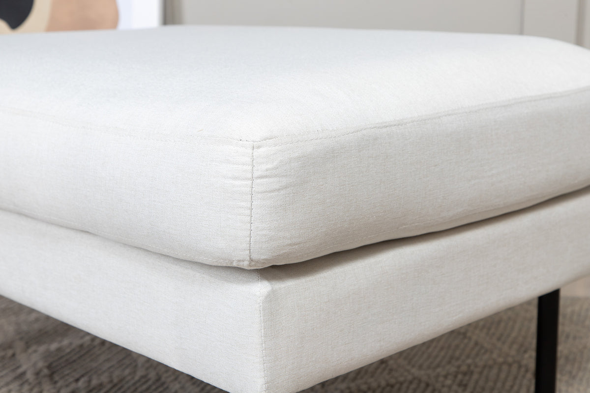 Venture Design Zoom Ottoman 64 x 47 x 85 Ljusbeige