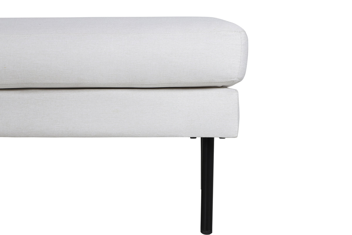 Venture Design Zoom Ottoman 64 x 47 x 85 Ljusbeige