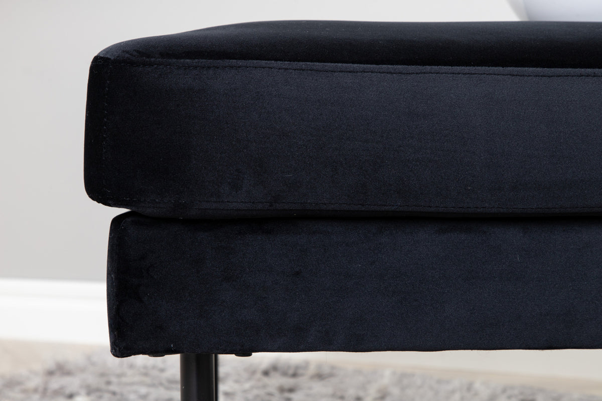 Venture Design Zoom Ottoman 64 x 47 x 85 Svart
