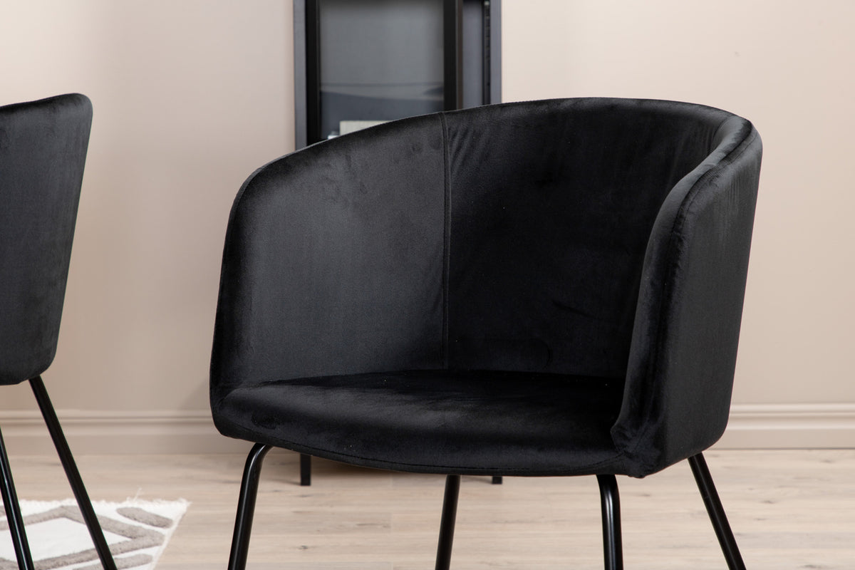 Venture Design Berit Matstolar Svart