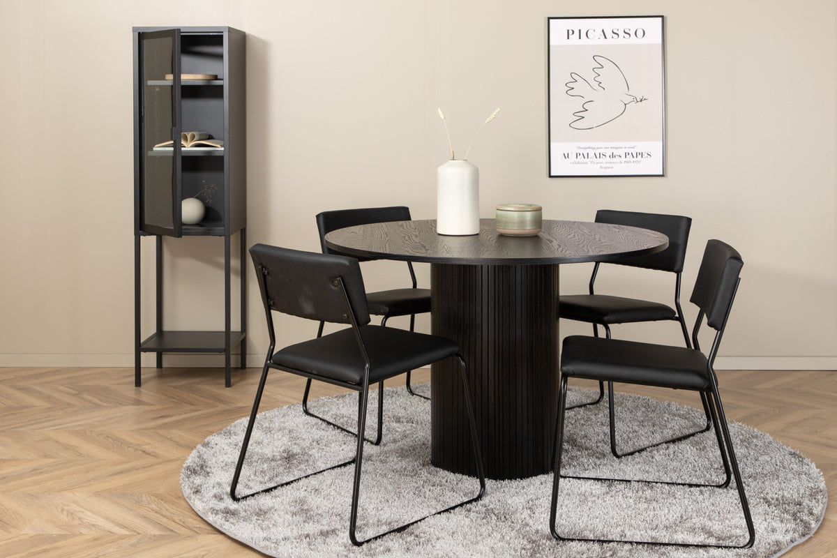 Venture Design Kenth Matstolar 2-pack Svart