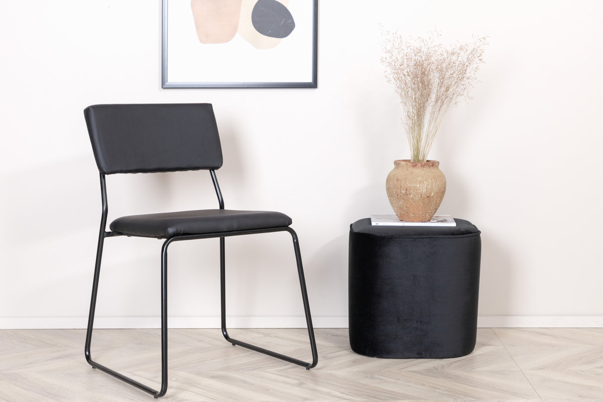 Venture Design Kenth Matstolar 2-pack Svart