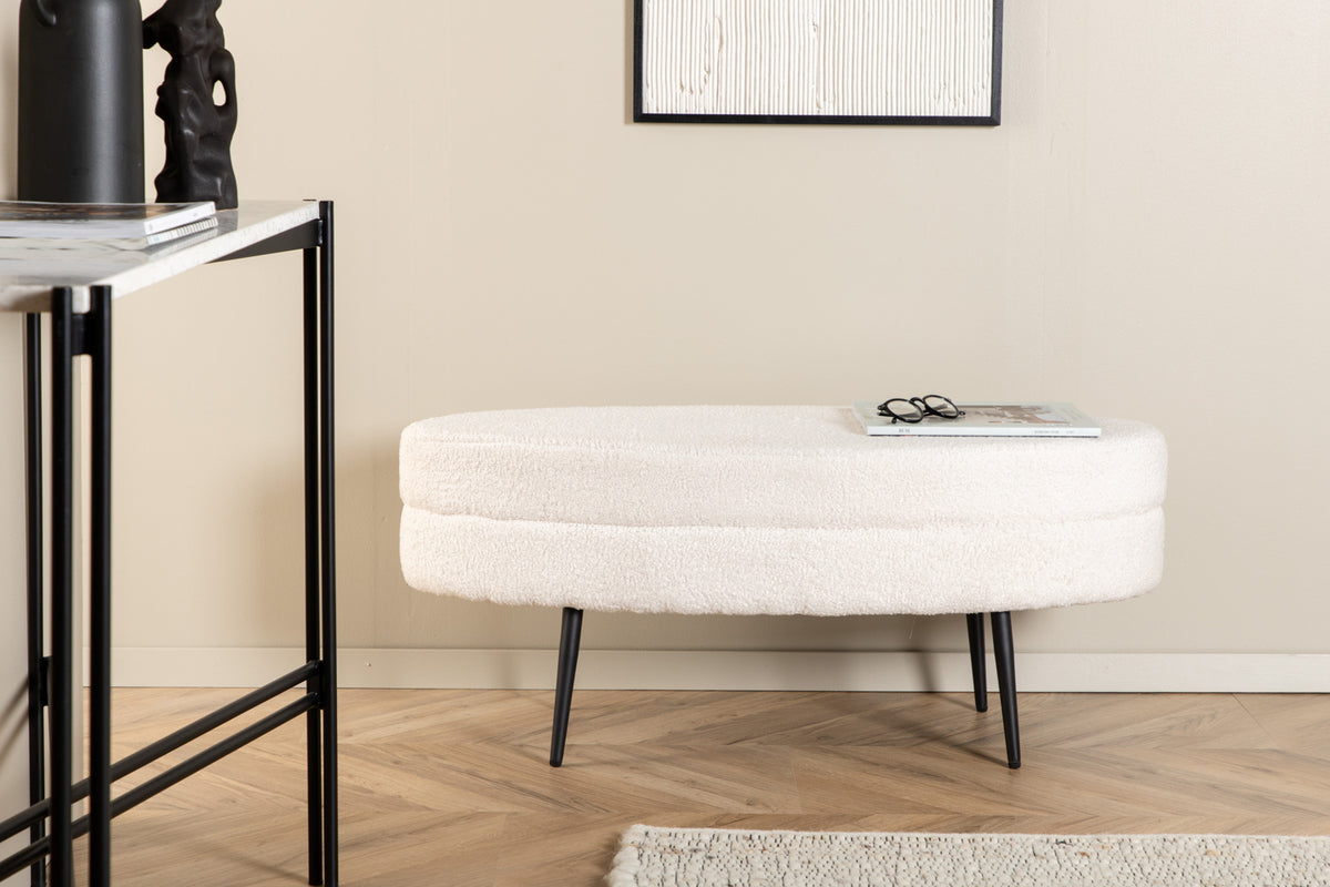 Venture Design Otto Ottoman 40 x 41 x 100 Vit
