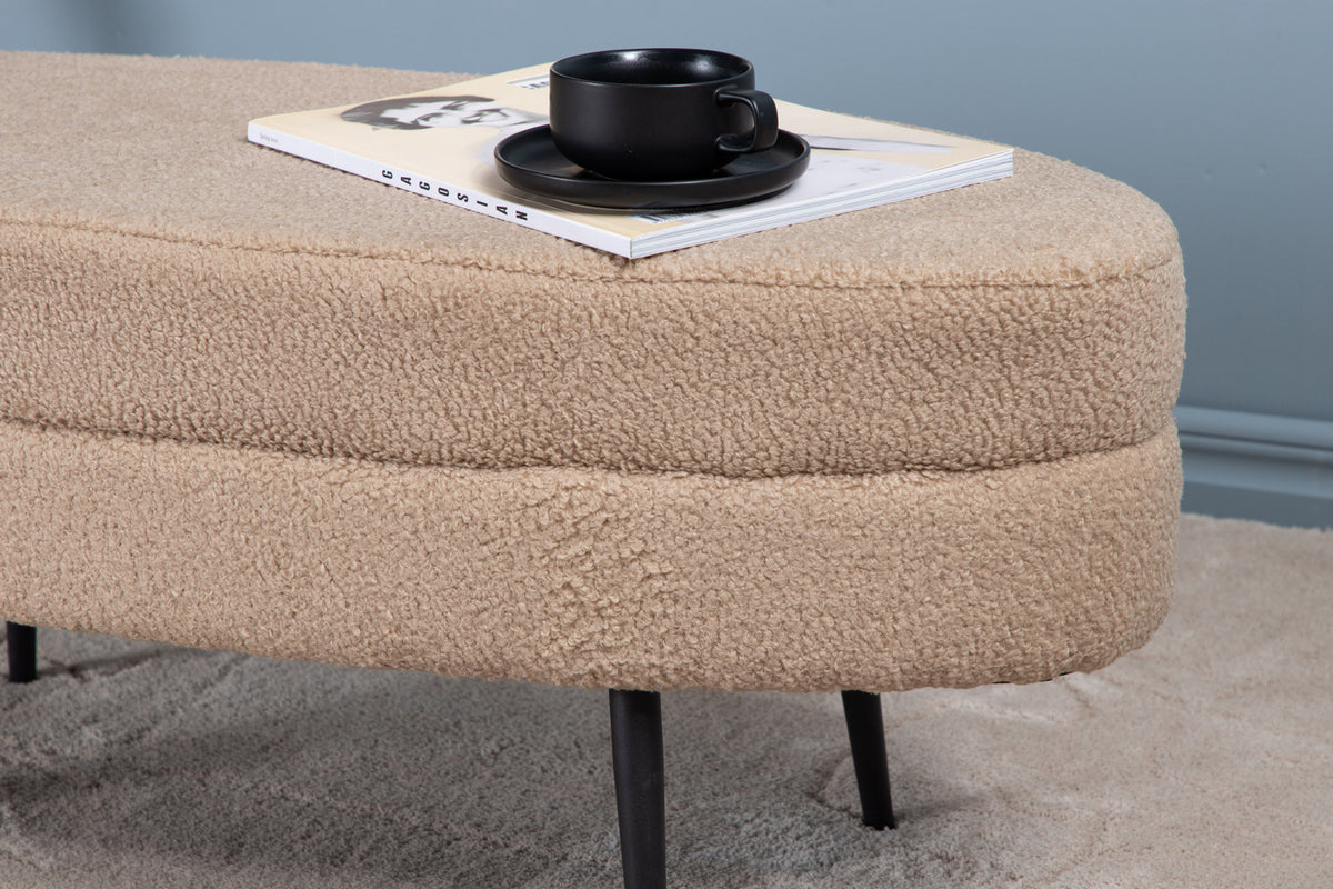Venture Design Otto Ottoman 40 x 41 x 100 Beige