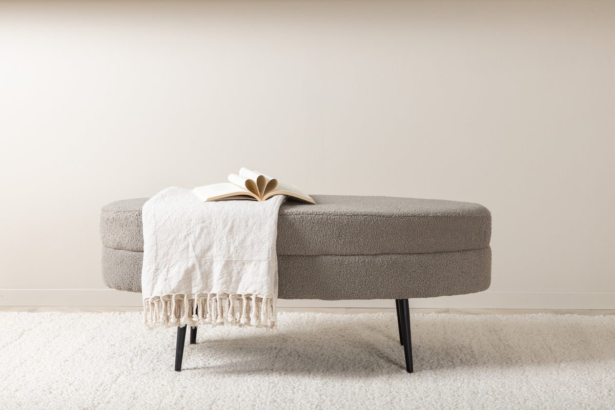 Venture Design Otto Ottoman 40 x 41 x 100 Greige