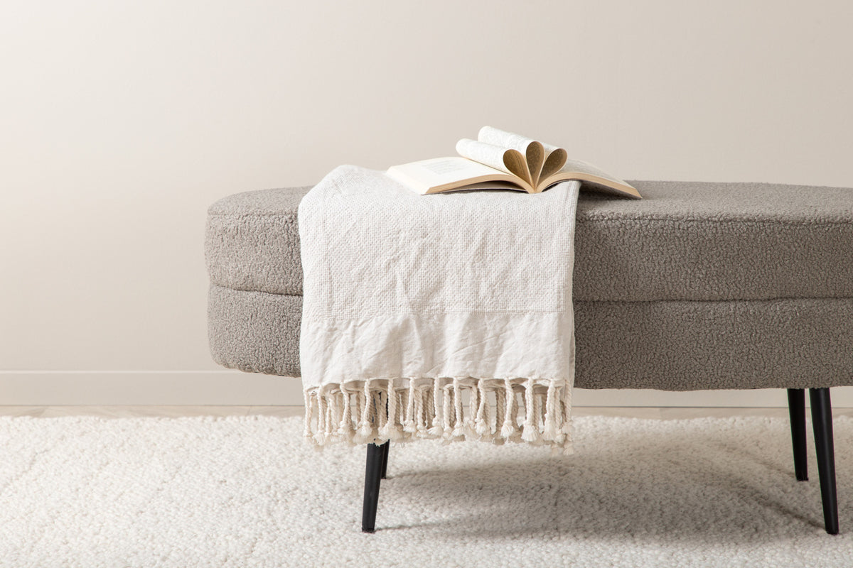 Venture Design Otto Ottoman 40 x 41 x 100 Greige