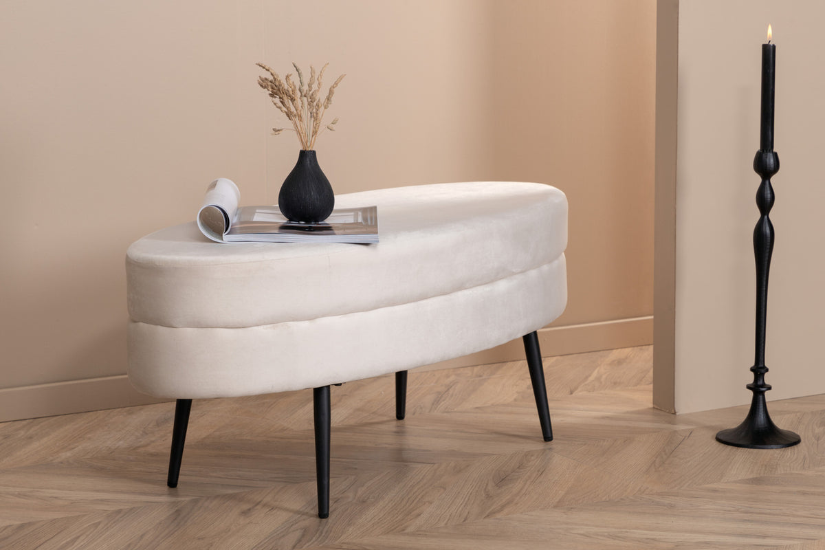 Venture Design Otto Ottoman 40 x 41 x 100 Vit