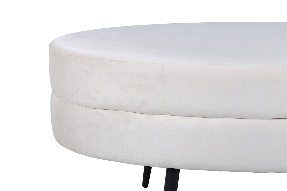 Venture Design Otto Ottoman 40 x 41 x 100 Vit