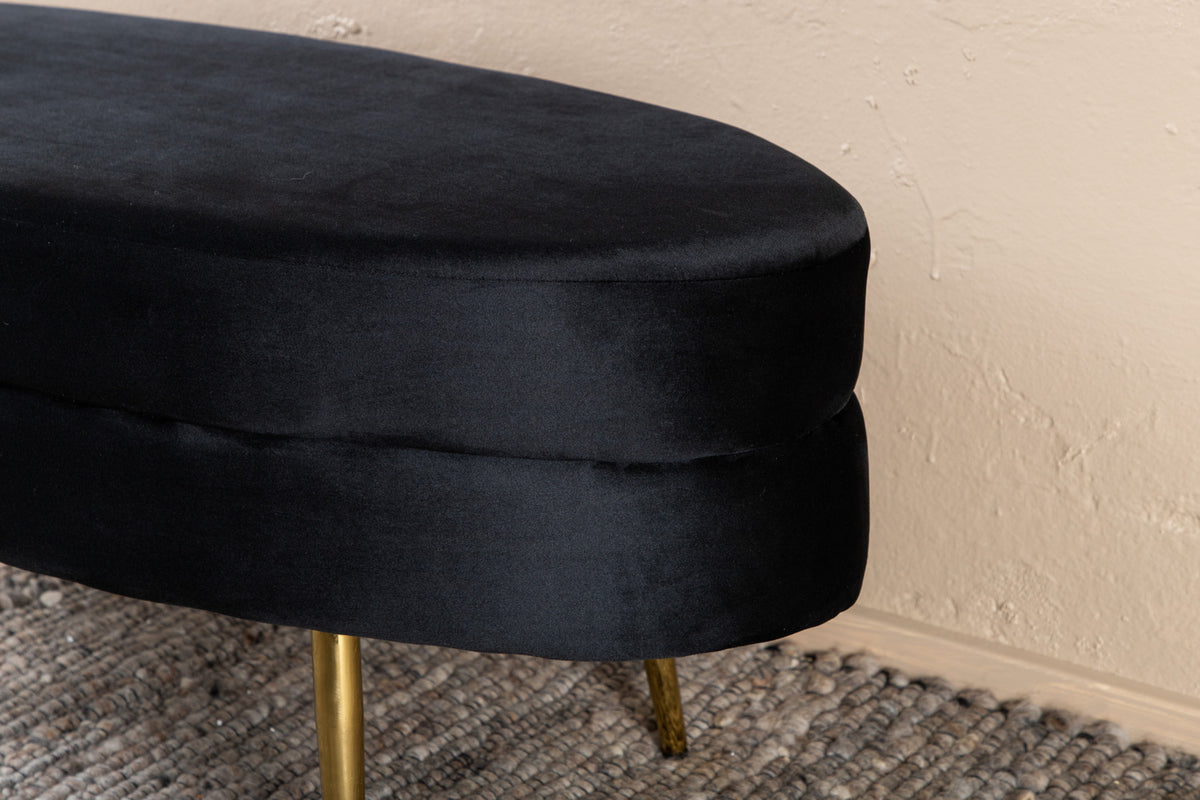 Venture Design Otto Ottoman 40 x 41 x 100 Svart