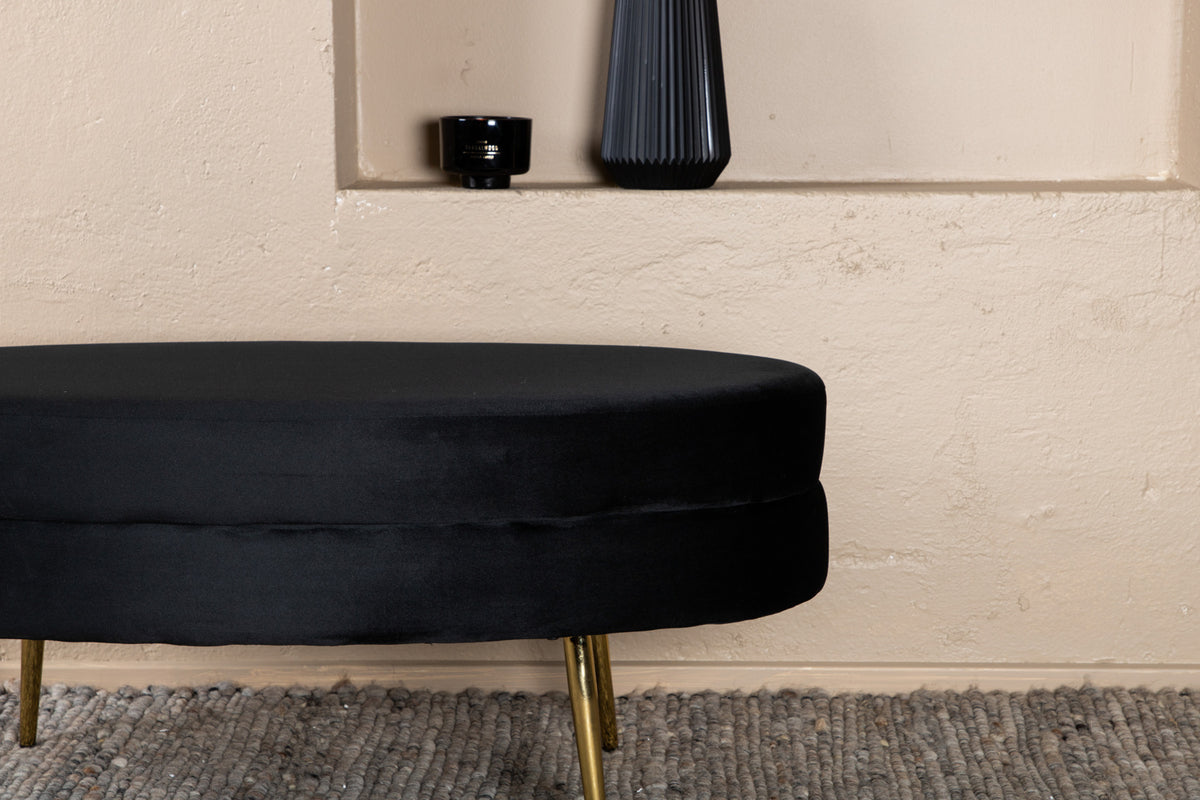 Venture Design Otto Ottoman 40 x 41 x 100 Svart