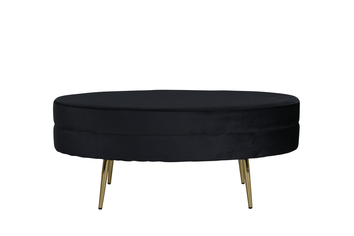 Venture Design Otto Ottoman 40 x 41 x 100 Svart