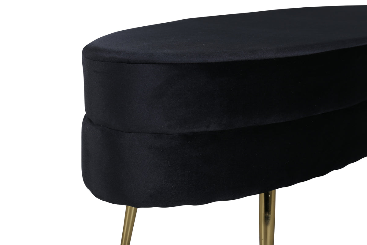 Venture Design Otto Ottoman 40 x 41 x 100 Svart