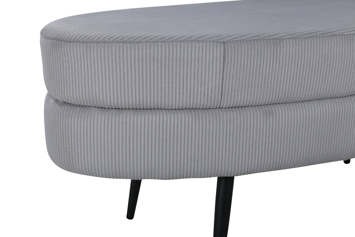 Venture Design Otto Ottoman 40 x 41 x 100 Grå