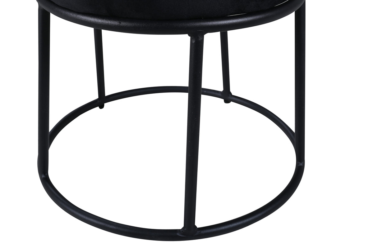 Venture Design Petra Puff ⌀46 ⌀46 Svart