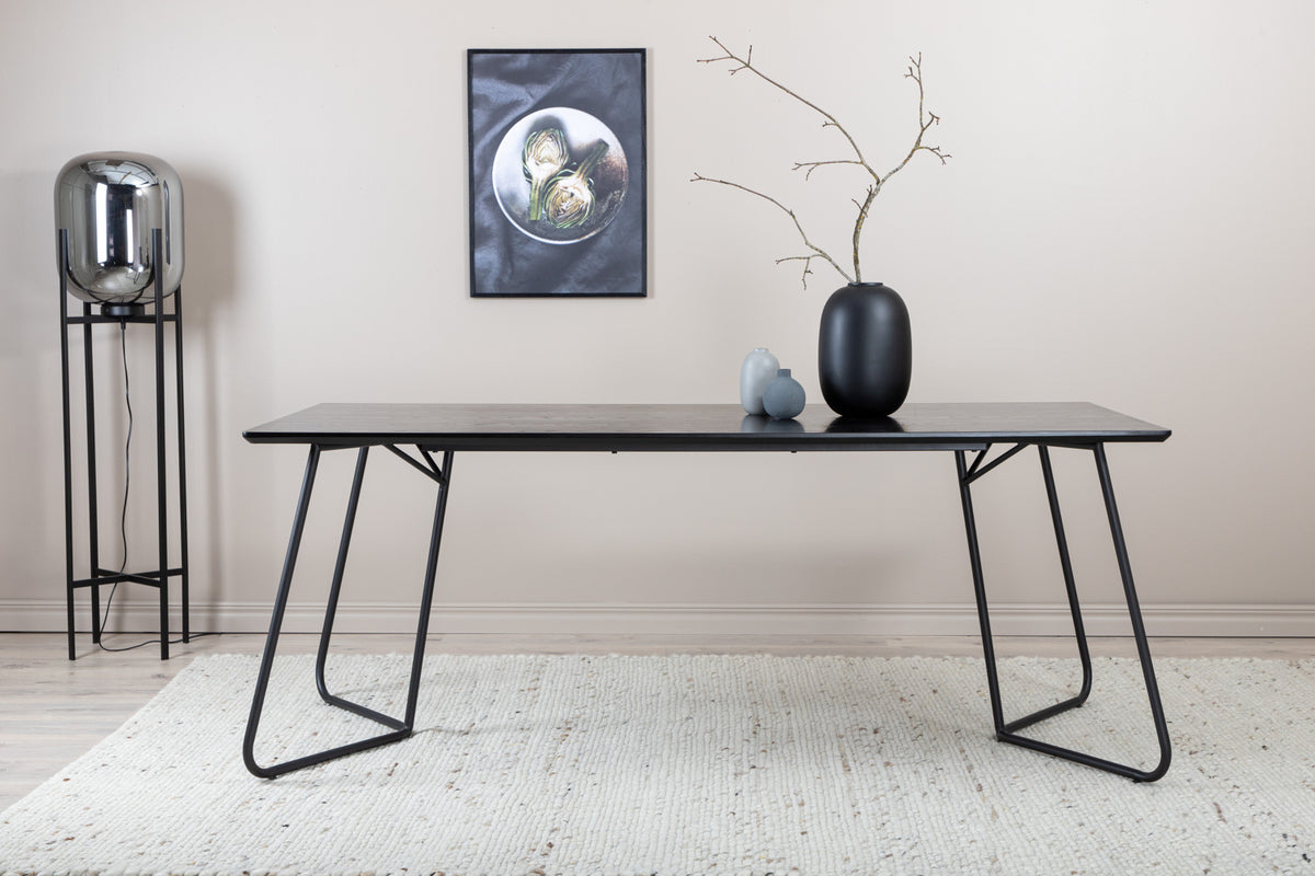 Venture Design Petra Rektangulära Matbord 190 x 90 Svart