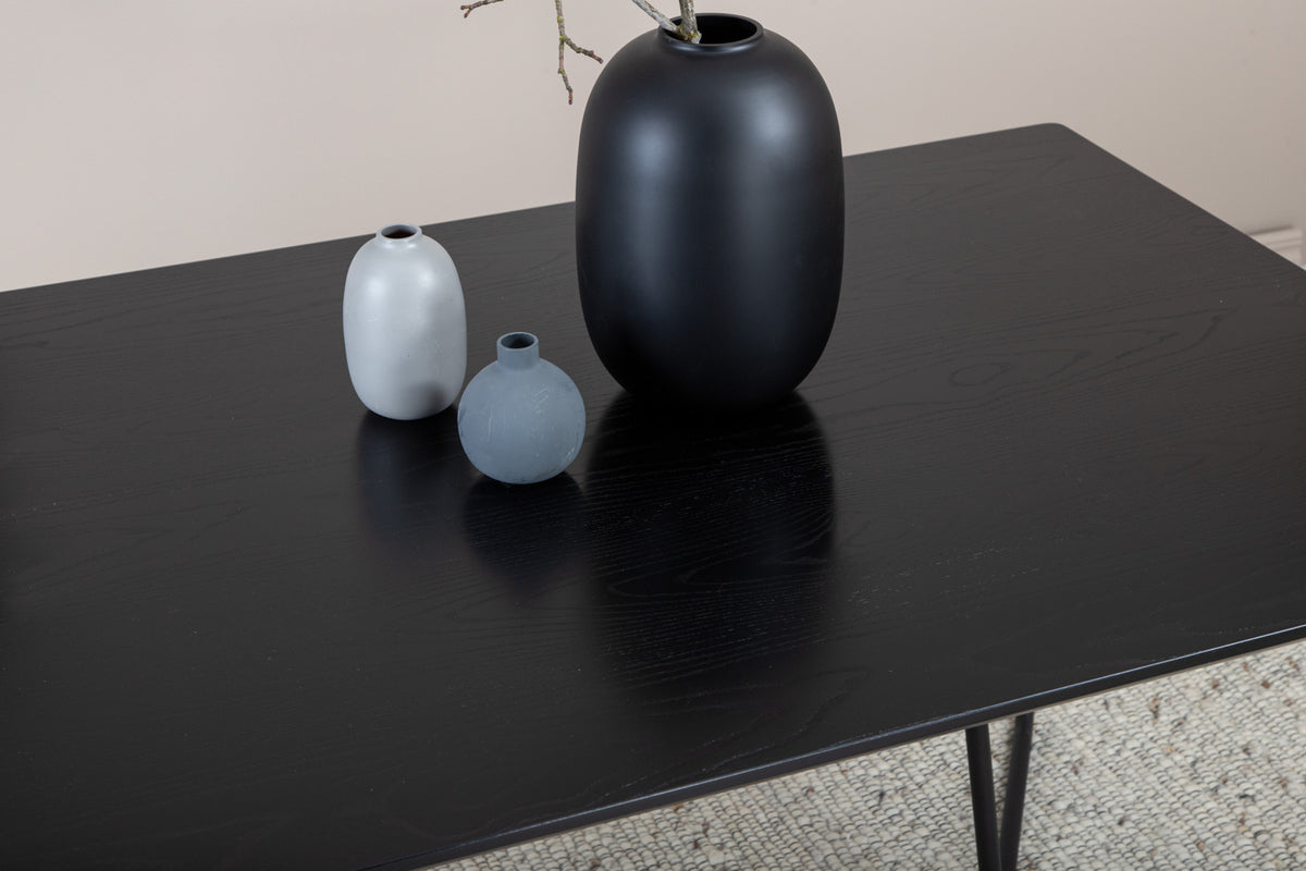 Venture Design Petra Rektangulära Matbord 190 x 90 Svart