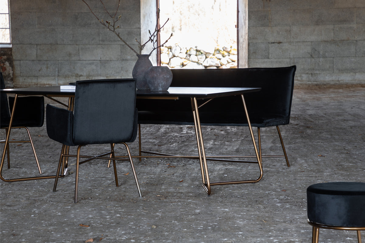 Venture Design Petra Rektangulära Matbord 190 x 90 Svart