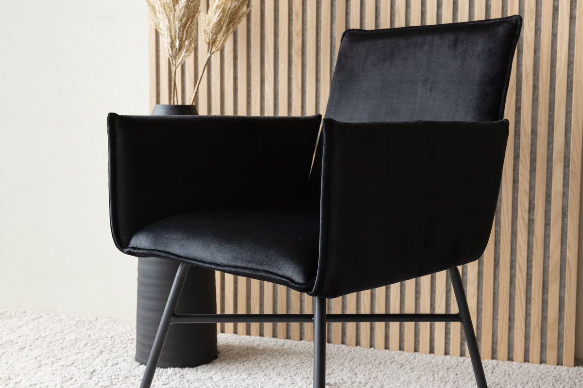 Venture Design Petra Matstolar Svart