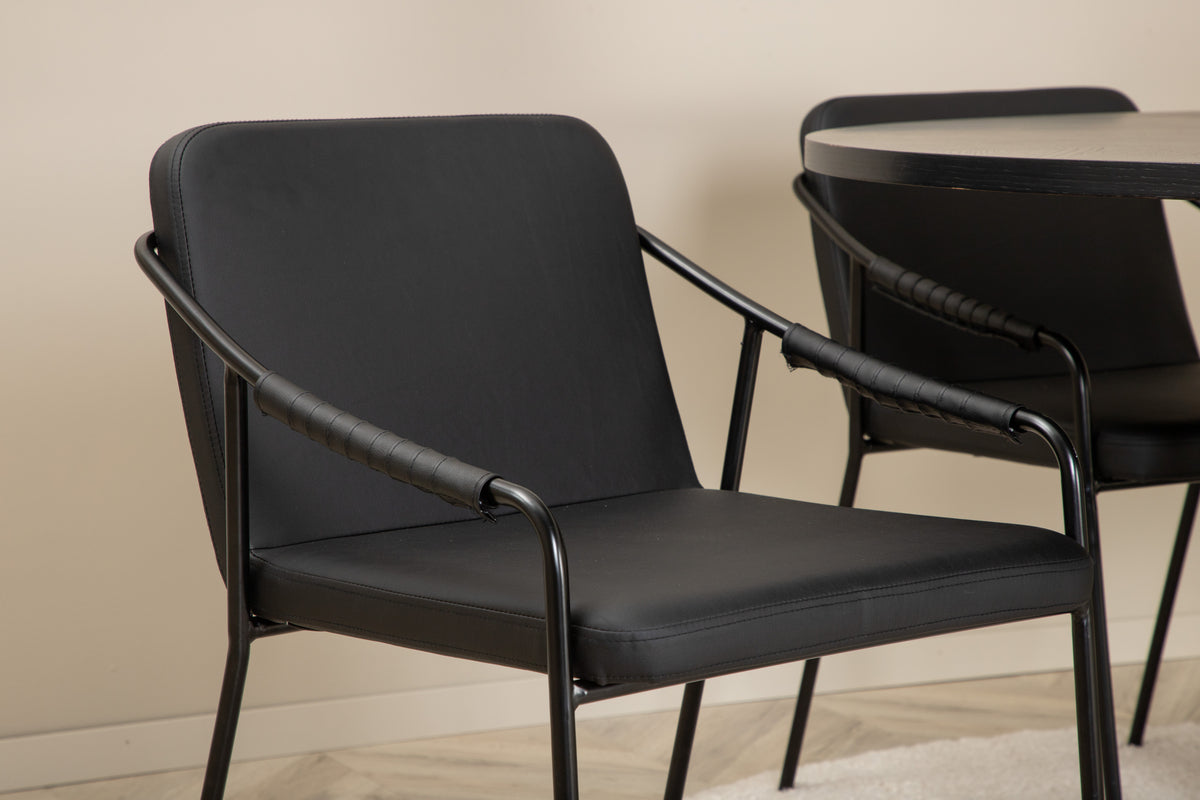 Venture Design Tvist Matstolar 2-pack Svart