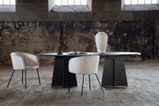 Venture Design Bootcut Ovala Matbord 230 x 115 Svart