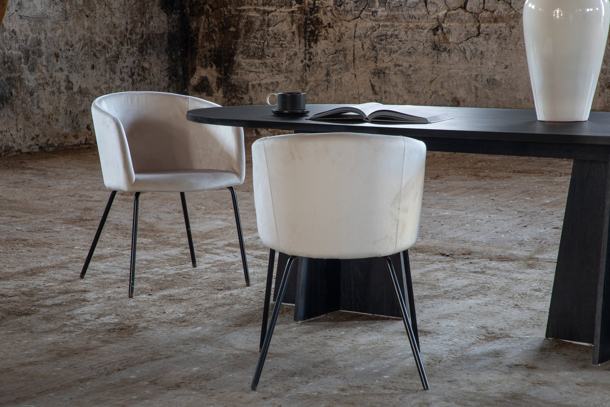 Venture Design Bootcut Ovala Matbord 230 x 115 Svart