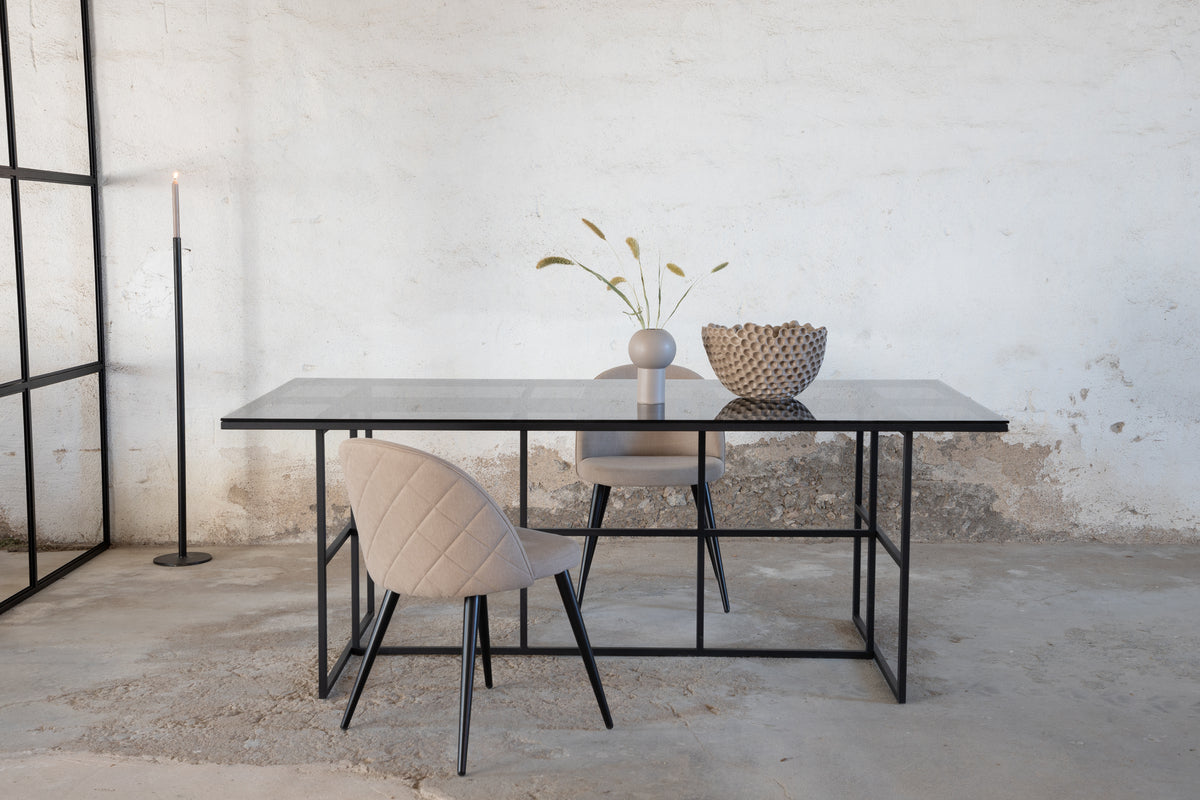 Venture Design Leif Rektangulära Matbord 200 x 90 Svart