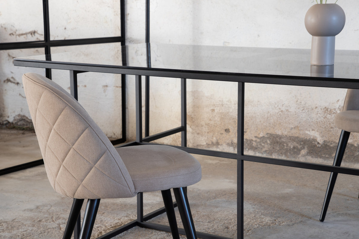 Venture Design Leif Rektangulära Matbord 200 x 90 Svart