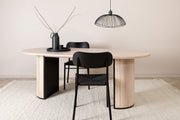 Venture Design Bianca Ovala Matbord 200 x 90 Vitputsad
