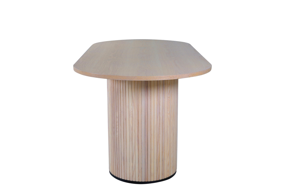 Venture Design Bianca Ovala Matbord 200 x 90 Vitputsad