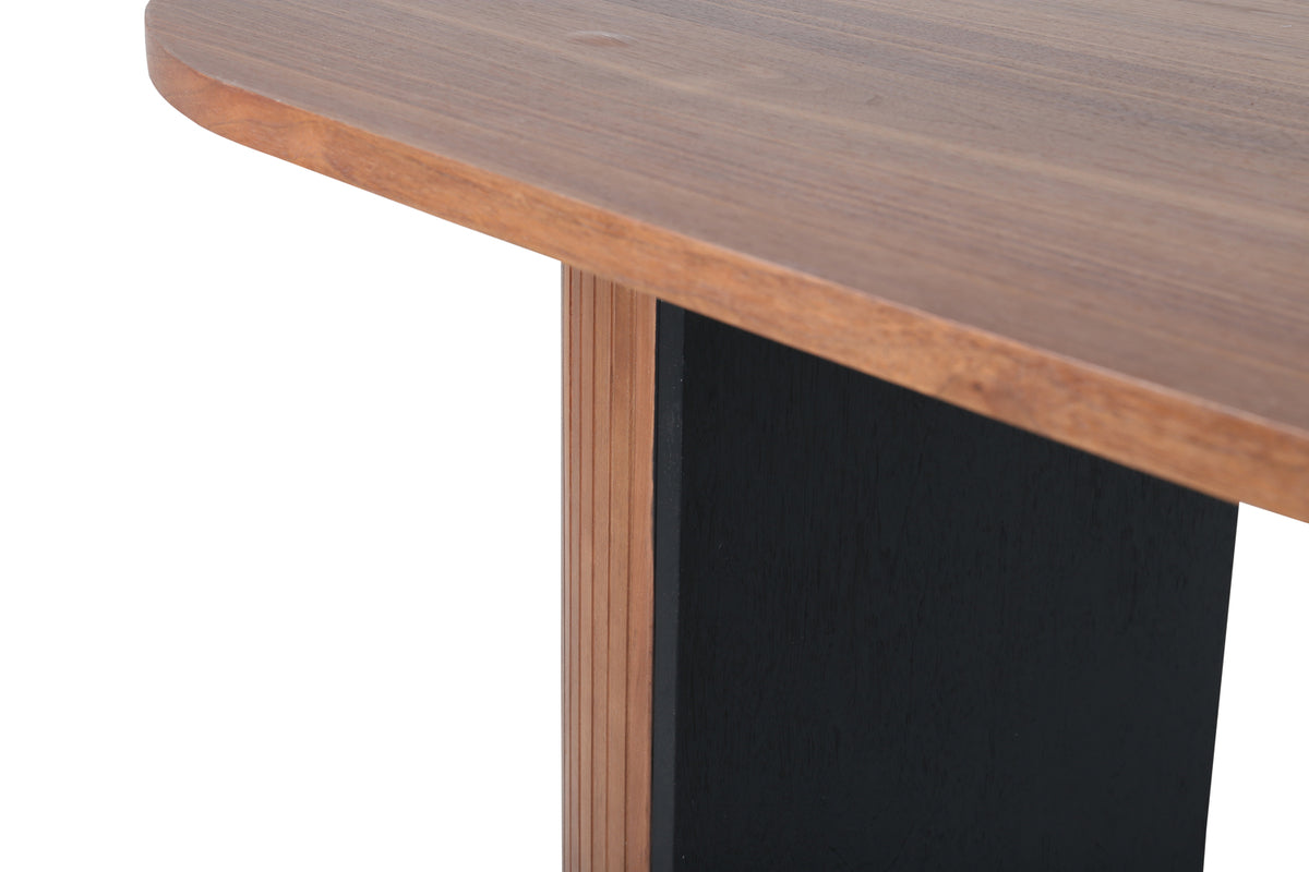 Venture Design Bianca Ovala Matbord 200 x 90 Valnöt