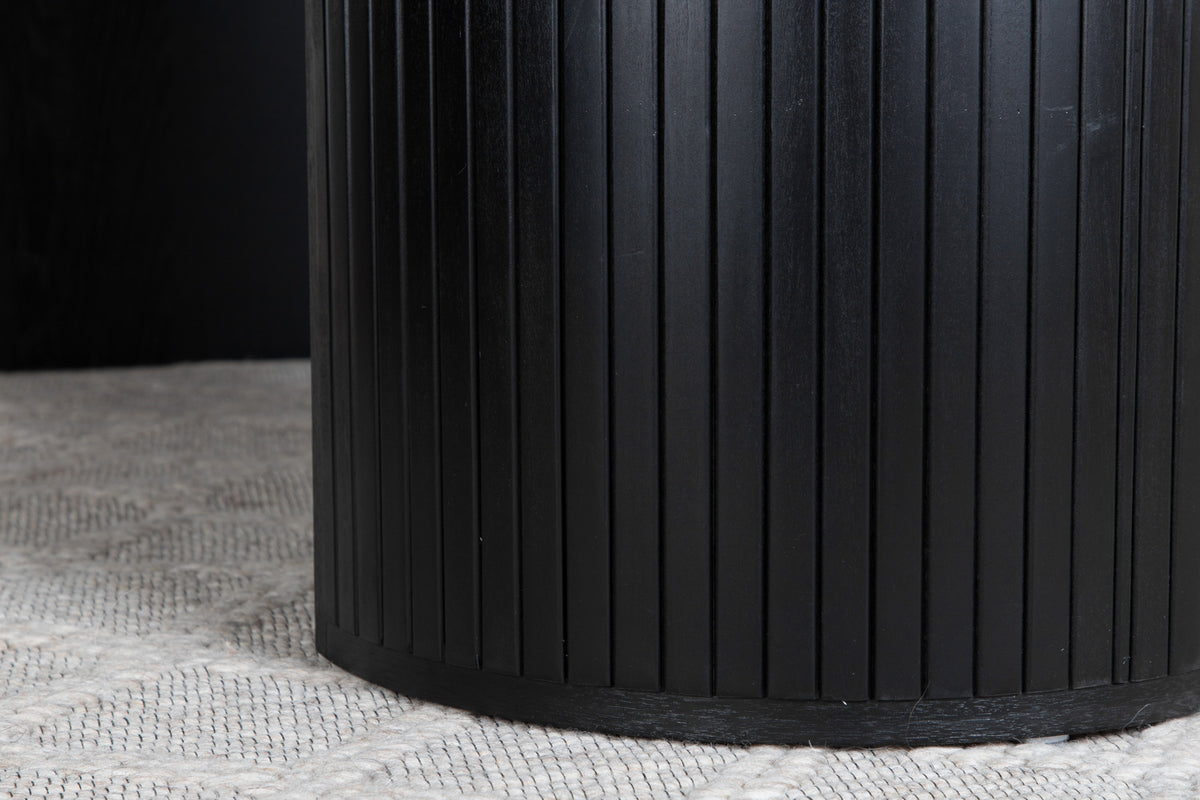 Venture Design Bianca Ovala Matbord 200 x 90 Svart