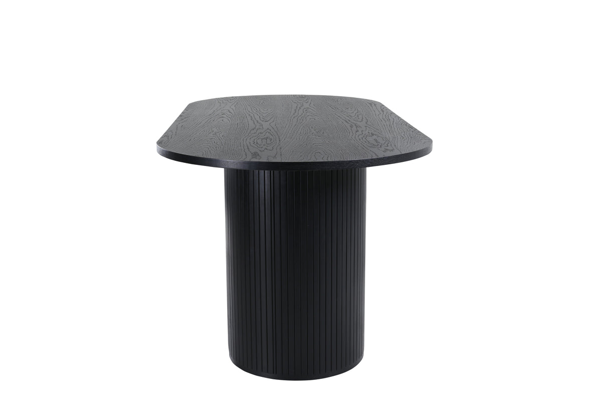 Venture Design Bianca Ovala Matbord 200 x 90 Svart