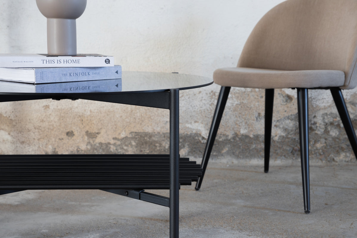 Venture Design Von Staf Soffbord ⌀80 Svart