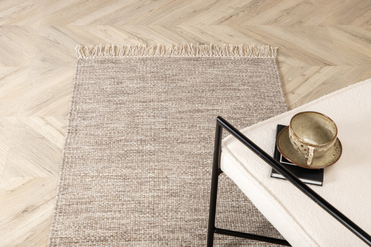 Venture Design Cyrus Rektangulära Mattor 250 x 80 Beige