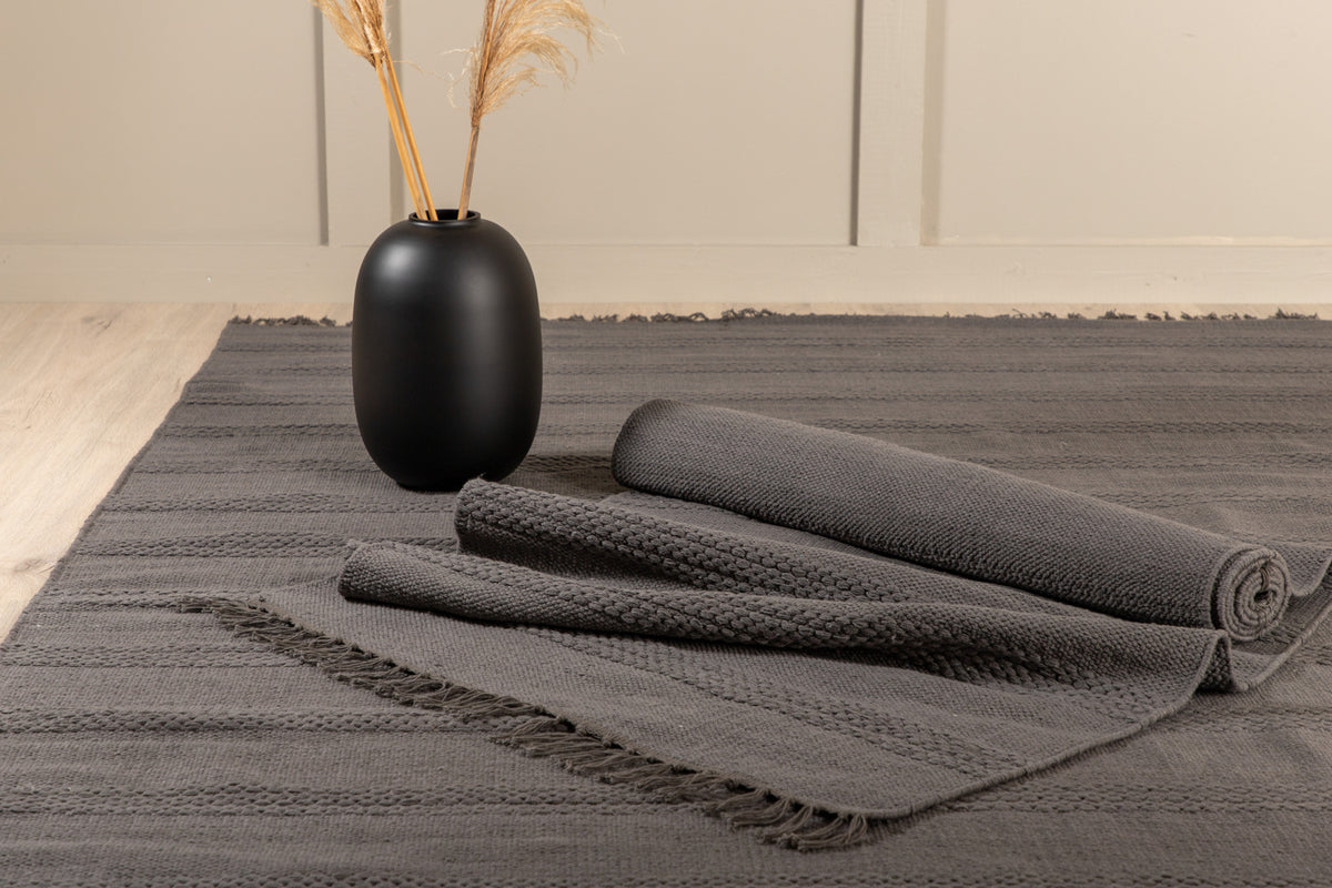 Venture Design Nico Rektangulära Mattor 250 x 80 Grå