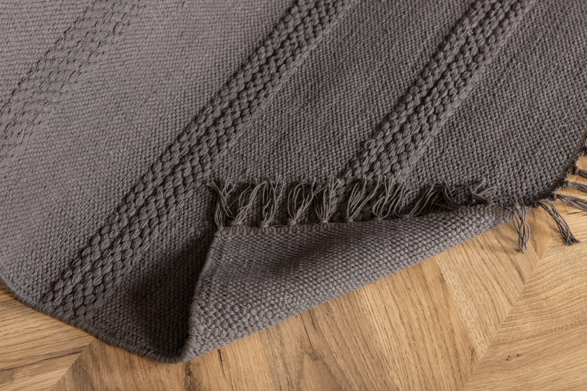 Venture Design Nico Rektangulära Mattor 250 x 80 Grå