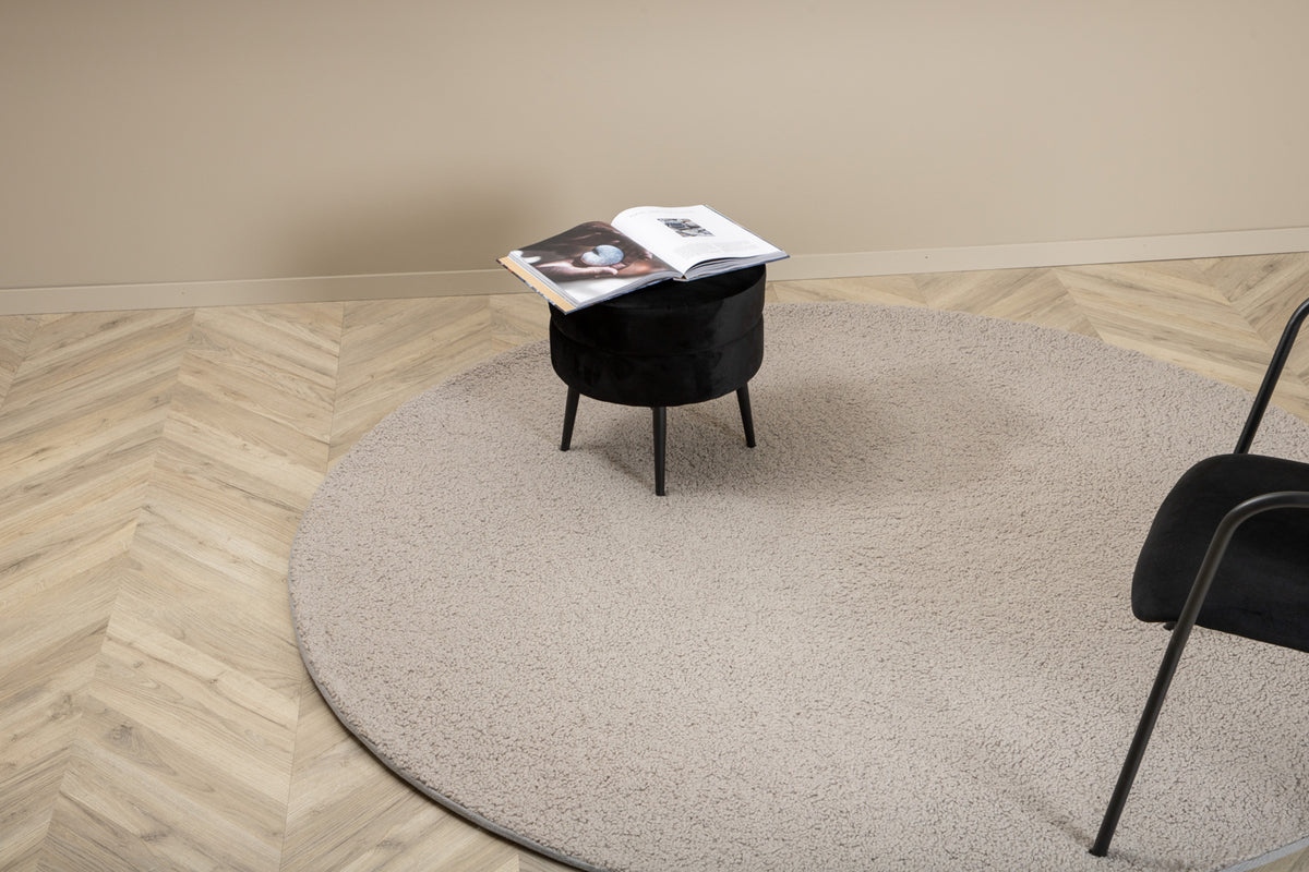Venture Design Teddy Runda Mattor ⌀200 Grå