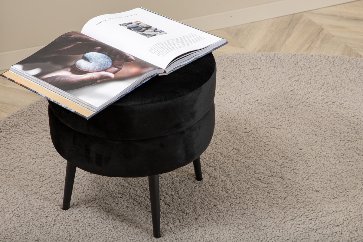 Venture Design Teddy Runda Mattor ⌀200 Grå