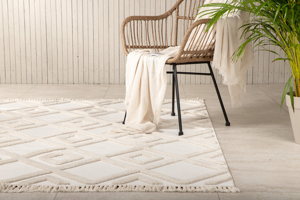 Venture Design Towa Rektangulära Mattor 230 x 160 Vit