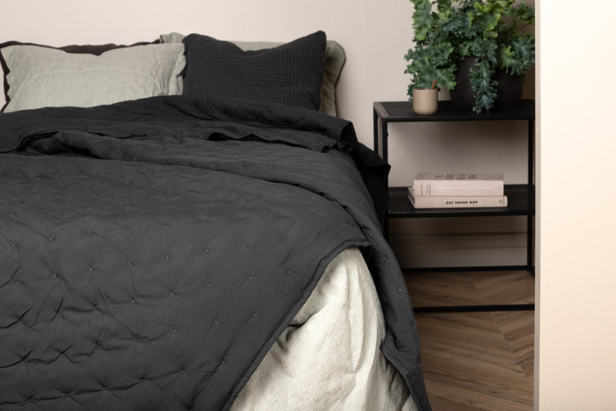 Venture Design Sally Överkast 150 x 250 Antracit
